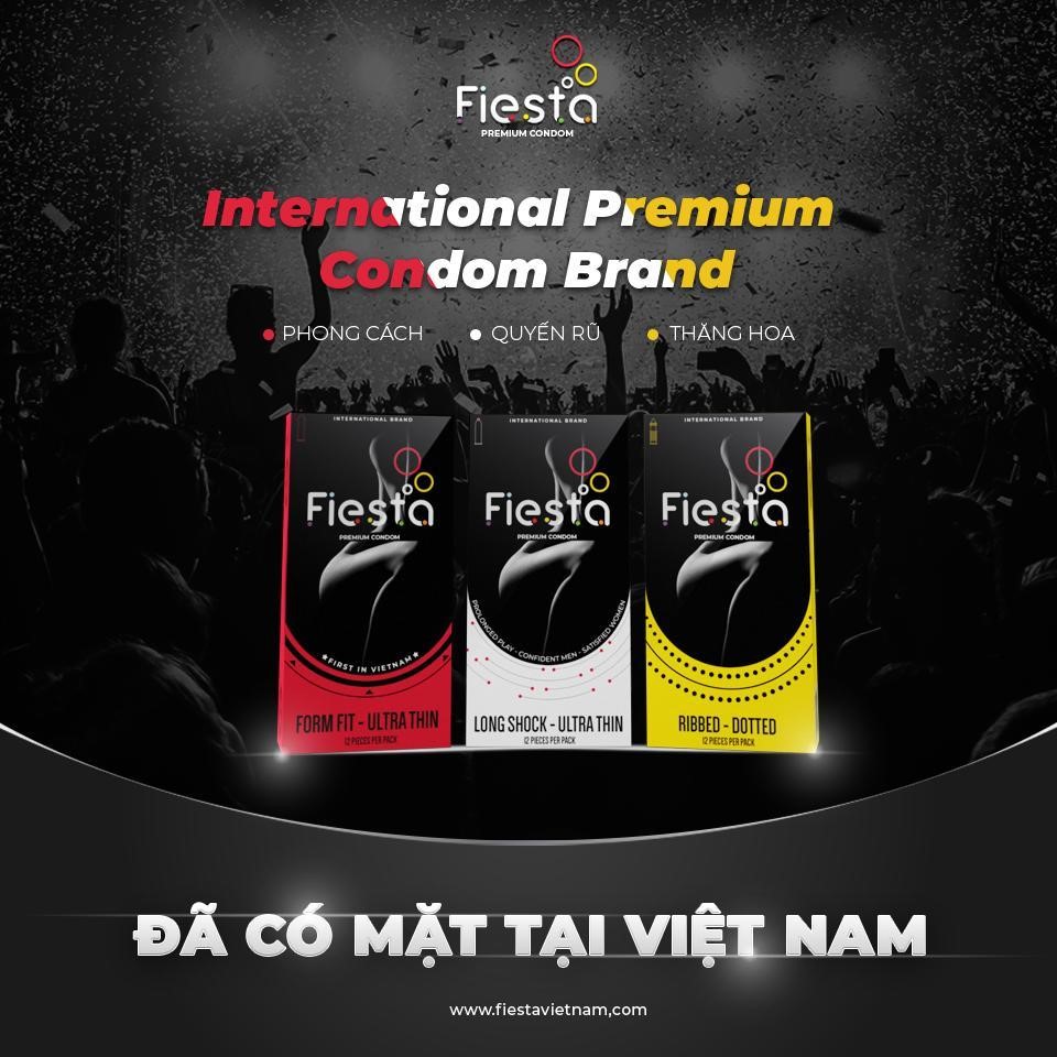“Bộ 3 quyền lực” của thương hiệu bao cao su Fiesta® chính thức có mặt tại Việt Nam từ ngày 16/7, hứa hẹn mang đến nhiều trải nghiệm thú vị, độc đáo.