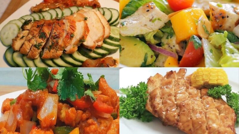 Kết hợp ức gà, khoai lang và bông cải xanh sẽ là một bữa chính đầy dinh dưỡng
